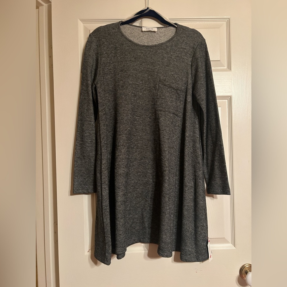 Peach Love Grey Tunic Never Worn Before NWT